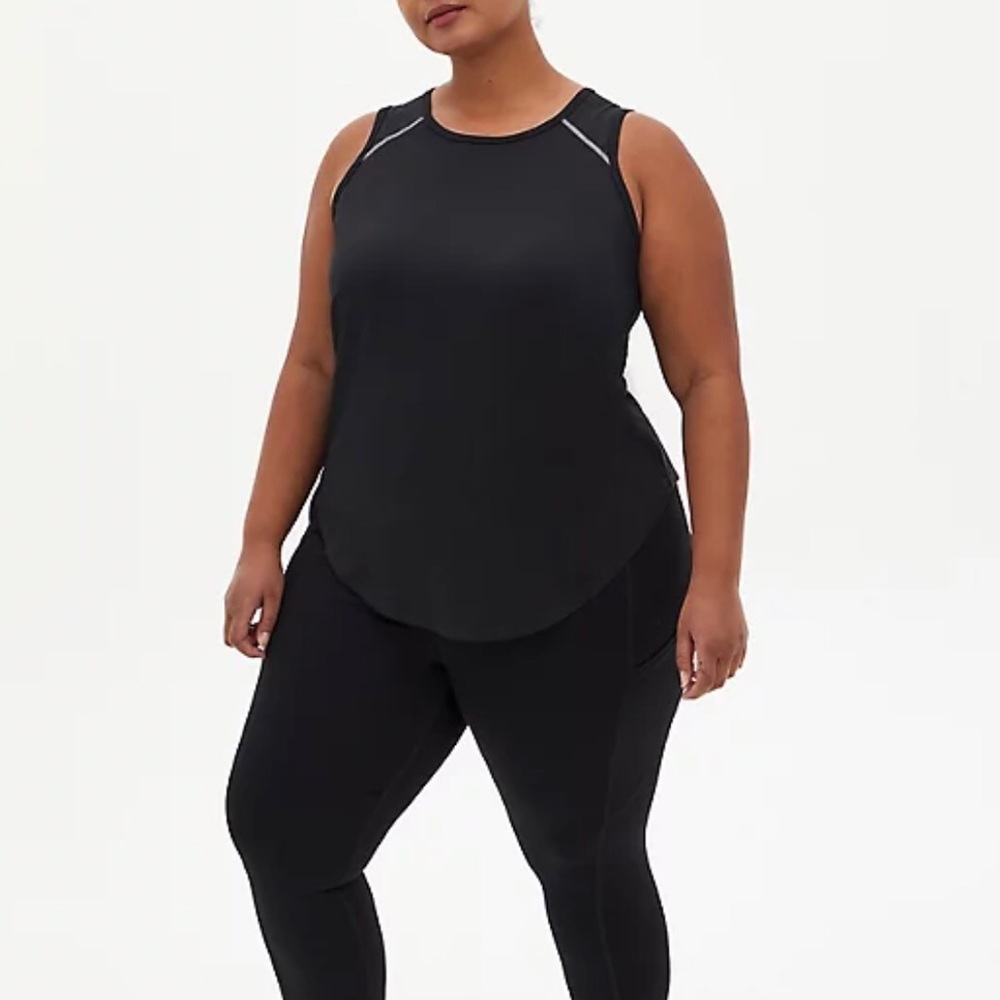 NWT TORRID BLACK TECH JERSEY SLEEVELESS ACTIVE TANK SIZE 3 14938440